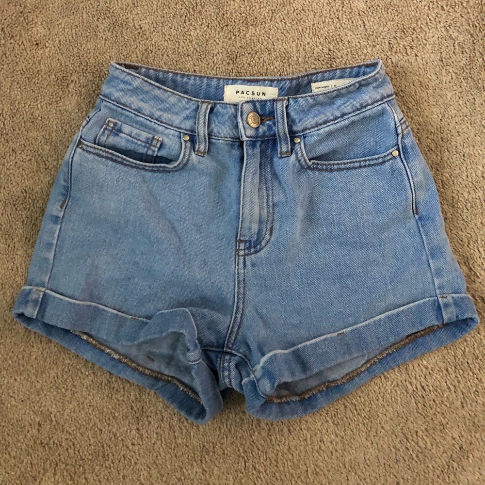 High waisted PacSun jean shorts